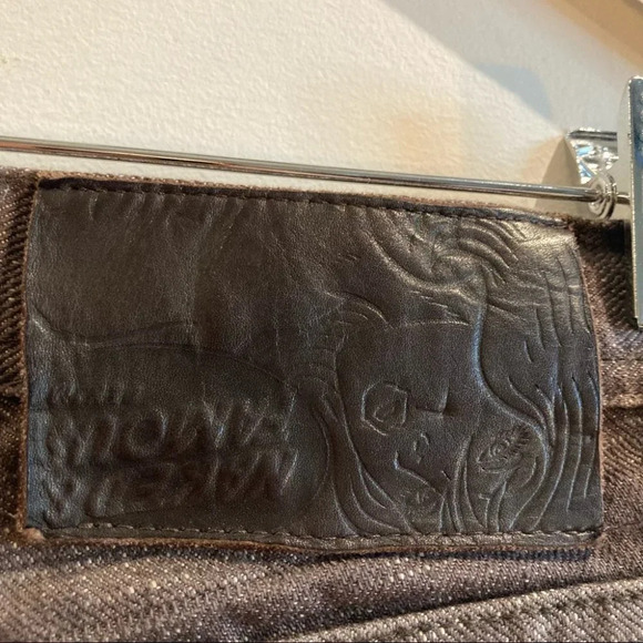 NAKED & FAMOUS Sz 29 Weird Guy Frankenstein 2 Button Fly Jeans - Picture 8 of 11